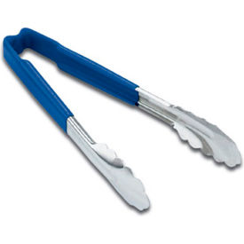 Vollrath Company 4780930 Vollrath® 9.5" 1 Piece Utility Tong - Blue image.