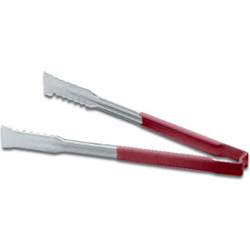 Vollrath Company 4790940 Vollrath® 9.5" Versagrip 1 Piece Tong - Red image.