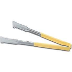 Vollrath Company 4790950 Vollrath® 9.5"Versagrip 1 Piece Tong - Yellow image.