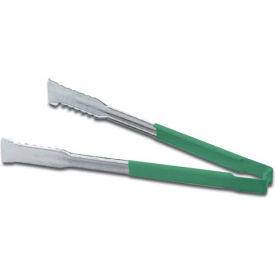 Vollrath Company 4790970 Vollrath® 9.5" Versagrip 1 Piece Tong - Green image.