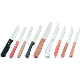 Vollrath Company 48140 Vollrath® Wood Handle Steak Knife With Hollow Ground Blade image.