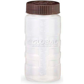 Vollrath Company 4961-1301 Vollrath® Traex Dripcut Dredges & Caps, 4961-1301, Extra Large, Clear Dredge W/ Brown Lid image.