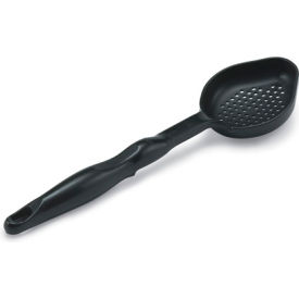 Vollrath 3 Oz. Perforated Oval Spoodle - Black - Pkg Qty 12