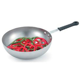 Vollrath Company 59949 Vollrath® Carbon Steel Stir Fry Pan with Silicone Handle - 11" image.