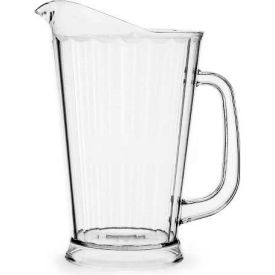 Vollrath Company 6000-13 Vollrath® Traex Tuffex Beverage Pitchers, 6000-13, 60 Oz., Clear image.