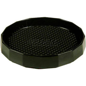 Vollrath Company 611-0606 Vollrath® Traex Tuffex Beverage Coaster, 611-0606, 6" Diameter, Black image.