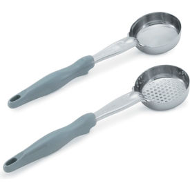 Vollrath Company 6432445 Vollrath® 4 Oz. Perforated Gray Spoodle® - Round image.