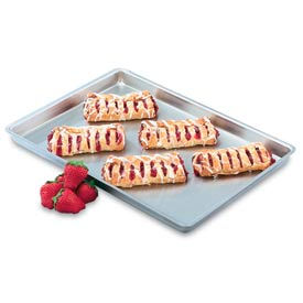 Vollrath Company 68100 Vollrath® Quarter Size Sheet Pan - 15-1/2"W X 10-1/2"D X 1"H Aluminum - 68100 image.