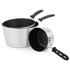 Vollrath Company 69301 Vollrath® Sauce Pan w/ Black Handle, Aluminum, 1-1/2" Qt. Capacity, Pack of 6 image.