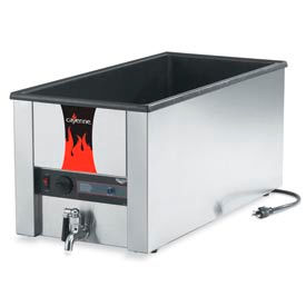 Vollrath Company 72051 Vollrath® Cayenne® Round Heat N Serve 4/3 Rectangular Rethermalizer - With Drain image.