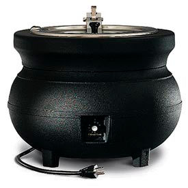 Vollrath Company 72170 Vollrath® Cayenne® - Colonial Kettles™ 7 Qt. Black Warmer with Package image.