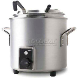 Vollrath Company 7217210 Vollrath® Retro Stock Pot Kettle Rethermalizer, 7217210, 11 Quart, Natural Finish image.