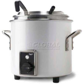 Vollrath Company 7217250 Vollrath® Retro Stock Pot Kettle Rethermalizer, 7217250, 11 Quart, Pearl White Finish image.