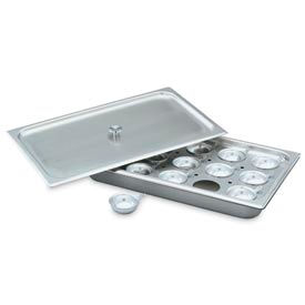 Vollrath Company 75062 Vollrath® Egg Poacher 15 Hole Plate - Full Size image.