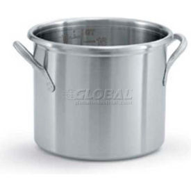 Vollrath Company 77580 Vollrath® Tri-Ply Stainless Steel Stock Pot, 77580, 12 Quart Capacity, 9-1/2" Depth image.