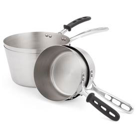 Vollrath 7 Qt Stainless Steel Sauce Pan With Plain Handle - Pkg Qty 4