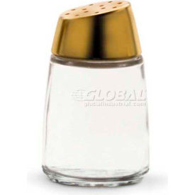 Vollrath Company 802G-12 Vollrath® Traex Continental Collection Salt & Pepper Shakers, 802G-12, Gold Top, 2 Oz image.