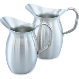 Vollrath Company 82020 Vollrath® Bell Shaped Pitcher 2-1/8 Qt - Satin Finished image.