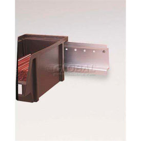 Vollrath Company 91954 Vollrath® Wall Mounting Rail, Holds 6 Bins, 91954, Aluminum image.