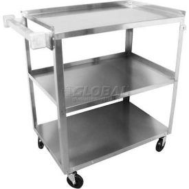 Vollrath Company 97121 Vollrath® Stainless Steel Utility Cart, 300 lb. Capacity, 17-3/4"L x 17-3/4"W x 33-3/4"H image.