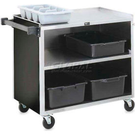 Vollrath Company 97182 Vollrath® 3 Shelf Bussing Cart, 97182, 500 Lb. Capacity, 4" Casters image.