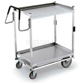 Vollrath Company 97207 Vollrath® Stainless Steel Standard Cart w/2 Shelves, 900 lb. Capacity, 23"L x 23"W x 44-1/2"H image.