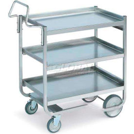 Vollrath Company 97211 Vollrath® Stainless Steel Standard Cart w/4 Shelves, 650 lb. Capacity, 21"L x 21-1/8"W x 42"H image.