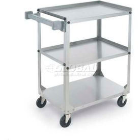 Vollrath Company 97326 Vollrath® Stainless Steel Knocked Down Utility Cart, 400 lb. Cap,17-3/4"L x 17-3/4"W x 33-3/4"H image.