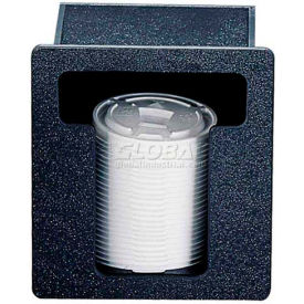 Vollrath Company FML-1 Vollrath® FML-1 -  Lid Holder, In-Counter, 1 Column, Black, 7-1/4" x 6-1/2" x 5-3/8" image.