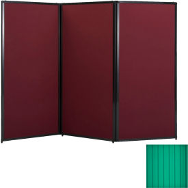 Versare Solutions, Inc. 1712005 Privacy Screen, 70" Polycarbonate, Green image.