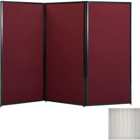 Versare Solutions, Inc. 1715003 Privacy Screen, 80" Polycarbonate, Clear image.