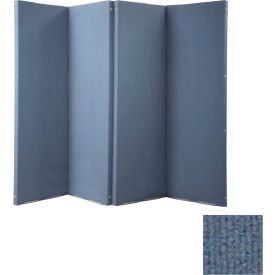 Versare Solutions, Inc. 1723003 VersiFold Portable Acoustical Partition, 8 x 66", Blue image.