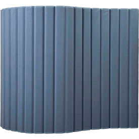 Versare VersaPanel Acoustical Partition Wall with Foot Package 66" x 8" Blue 