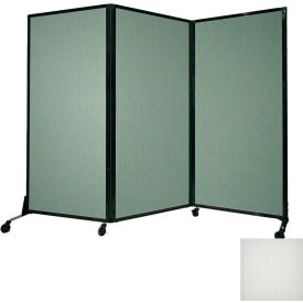 Versare Solutions, Inc. 1820224 Portable Acoustical Partition Panel, AWRD  70"x84" With Casters, Opal image.