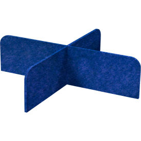 Versare SoundSorb X-Fit Acoustical Desktop Privacy Panel 1 x 4 Blue 
