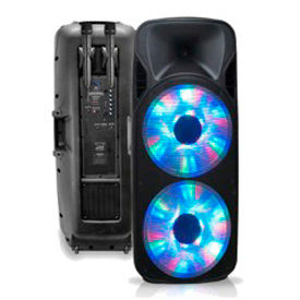 Technical Pro WAVE215 Technical Pro Rechargeable Double 15" Two-Way Bluetooth Loudspeaker image.