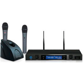 Technical Pro WMR20 Technical Pro Professional UHF Dual Rechargeable Wireless Microphone System, WMR20 image.