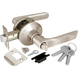 VALUSSO DESIGN LLC 36819 Valusso Design Handle w/ Basic American Keyed Lockset, Nickel image.
