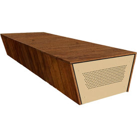 Wausau Tile® Collaboration Torvin 9 Flat Bench Afromosia/Sand 