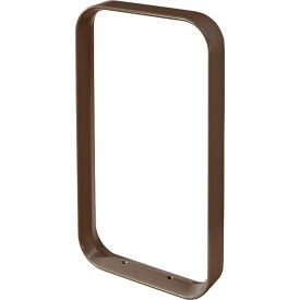 Wausau Tile® Collaboration Loop Bike Rack 2-Bike Capacity Brown 