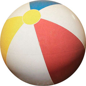 Wausau Tile® Concrete Beach Ball Sphere Bollard 36" Dia. x 36"H Multi-Color 