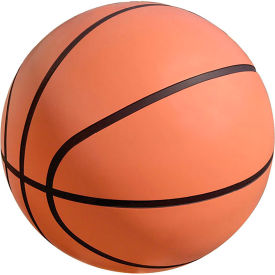 Wausau Tile® Basketball Concrete Bollard 24" Dia. x 24"H Orange/Black 