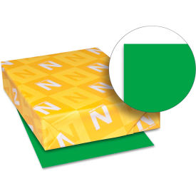 Wausau Papers 22541 Colored Paper - Neenah 22541 - Gamma Green - 8-1/2" x 11" - 24 lb. - 500 Sheets  image.
