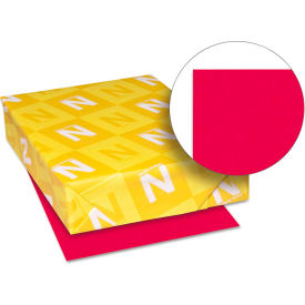 Colored Paper - Neenah 22551 - Re-Entry Red - 8-1/2"" x 11"" - 24 lb. - 500 Sheets