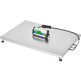 Adam Equipment CPWplus Digital Platform Scale W/Wheels 165 lb x 0.05 lb 35-3/8"x23-5/8" Platform