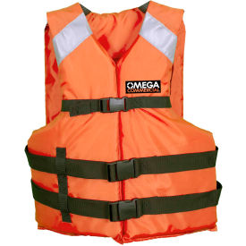 Flowt 41100-YTH Flowt 41100-YTH Commercial Offshore Life Vest, Type I, Orange, Youth image.