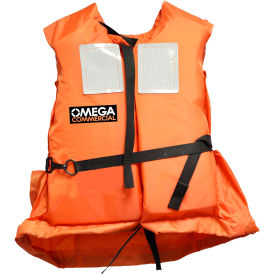 Flowt 41200-YTH Flowt 41200-YTH Commercial Offshore Performance Life Vest, Type I, Orange, Youth image.