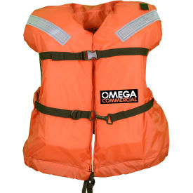 Flowt 41300-YTH Flowt 41300-YTH Commercial Offshore Life Vest, Type I, Orange, Youth image.