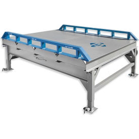 Bluff® 16SP810-FL Portable Steel Platform Loading Dock 10' x 8' 16000 Lb. Cap.