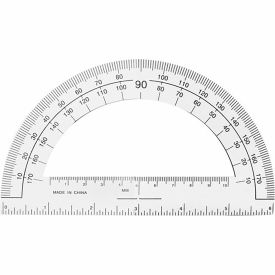 Sparco Professional Protractor SPR01490 6"L Clear Plastic